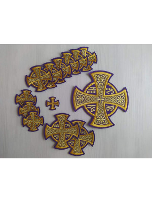 NIKA crosses - Set of crosses - Vestments crosses set - Crosses set - 13 crosses