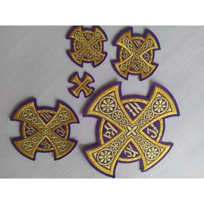 NIKA crosses - Set of crosses - Vestments crosses set - Crosses set - 13 crosses