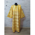 Deacon's yellow sticharion - Orthodox Vestment - Deacon's set garment- Stikhar
