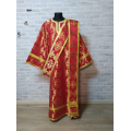 Protodeacon's red sticharion - Deacon's alb - Orthodox Vestment - Greek brocade