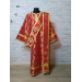 Protodeacon's red sticharion - Deacon's alb - Orthodox Vestment - Greek brocade