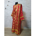 Protodeacon's red sticharion - Deacon's alb - Orthodox Vestment - Greek brocade