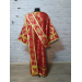 Protodeacon's red sticharion - Deacon's alb - Orthodox Vestment - Greek brocade