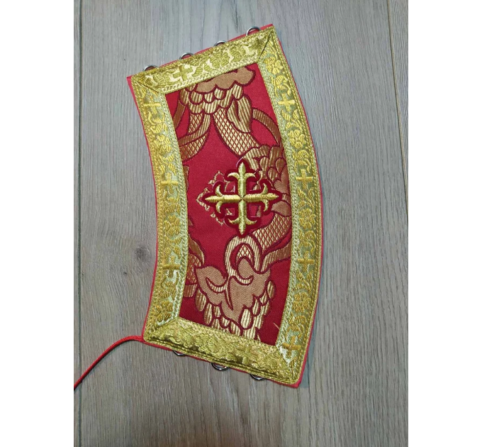 Protodeacon's red sticharion - Deacon's alb - Orthodox Vestment - Greek brocade