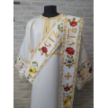 Embroidered protodeacon's Vestment with Greek double orar - Protodeacon's orar