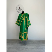 Embroidered protodeacon's sticharion in gabardine - Deacon's alb - Orthodox set