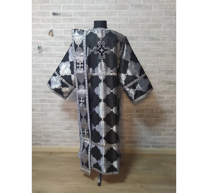 Deacon's yellow sticharion - Orthodox Vestment - Deacon's set garment- Stikhar