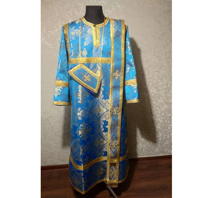 Orthodox deacon's vestment - Church liturgical cloth - Deacon's set of vestments