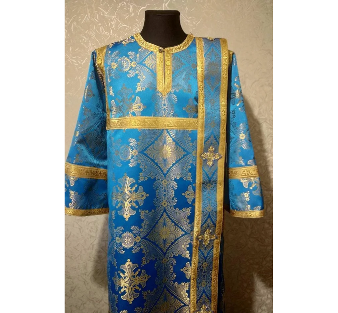 Orthodox deacon's vestment - Church liturgical cloth - Deacon's set of vestments