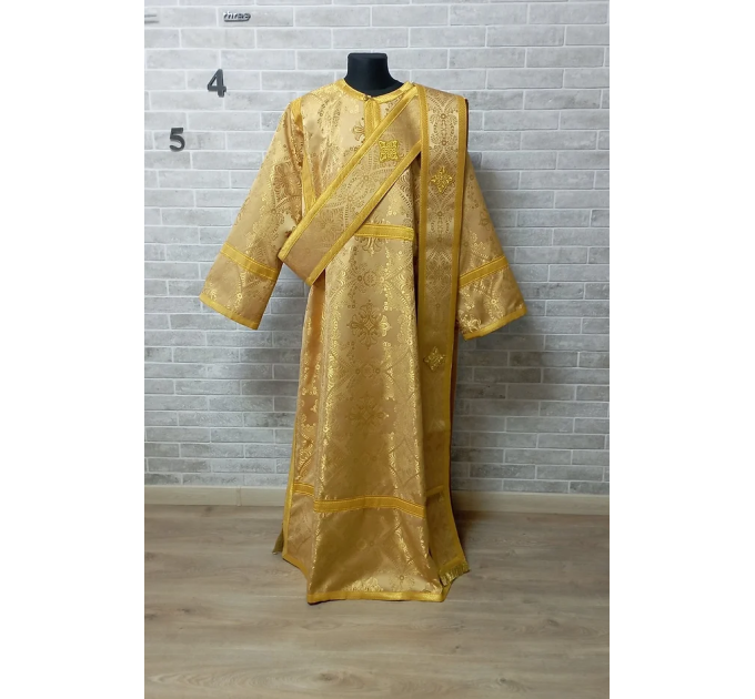 Orthodox deacon's vestment - Church liturgical cloth - Deacon's set of vestments