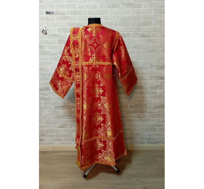 Orthodox deacon's vestment - Church liturgical cloth - Deacon's set of vestments