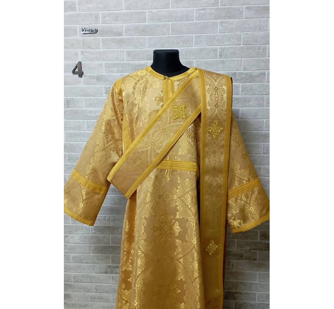 Orthodox deacon's vestment - Church liturgical cloth - Deacon's set of vestments