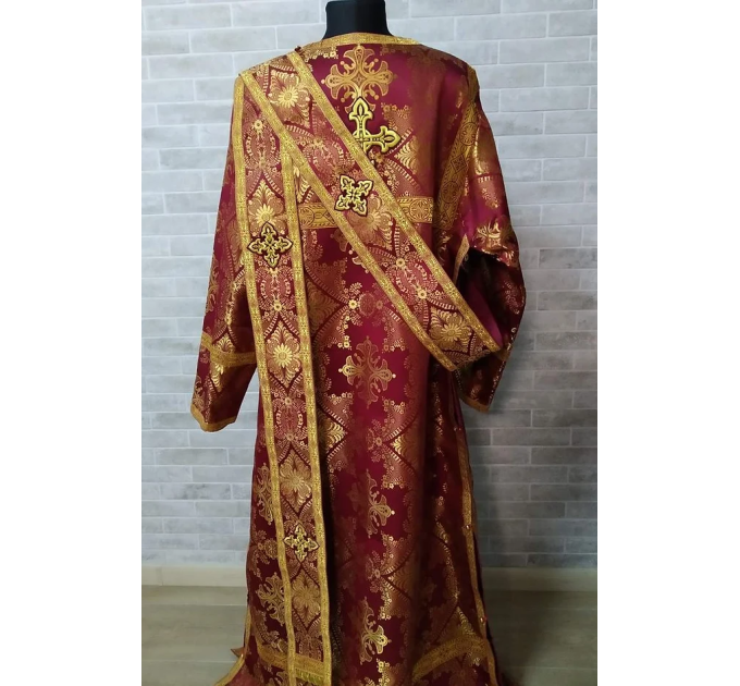 Orthodox deacon's vestment - Church liturgical cloth - Deacon's set of vestments