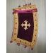 Embroidered Slavic deacon double orar - Protodeacon's orarion - Orthodox double