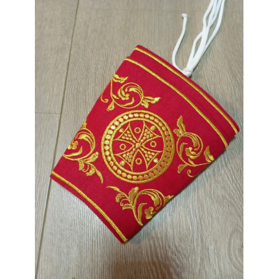 Embroidered double orar in Slavic style - Protodeacon's orarion - Orthodox orar