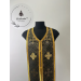Black vestment for priest in brocade - Orthodox liturgical vestment Greek style