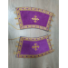 Embroidered Slavic deacon double orar - Protodeacon's orarion - Orthodox double