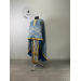 Blue priest's vestment in metallic brocade - Orthodox liturgical vestment set
