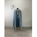 Blue priest's vestment in metallic brocade - Orthodox liturgical vestment set