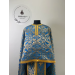 Blue priest's vestment in metallic brocade - Orthodox liturgical vestment set