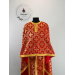 Orthodox vestment in red brocade - Liturgical church clothes for priest - Phelon