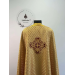 Priest vestment in gold church brocade - Liturgical clothes for priest - Phelon