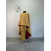 Priest vestment in gold church brocade - Liturgical clothes for priest - Phelon