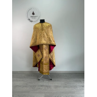 Greek style vestment in brocade - Priest liturgical vestment for orthodox priest