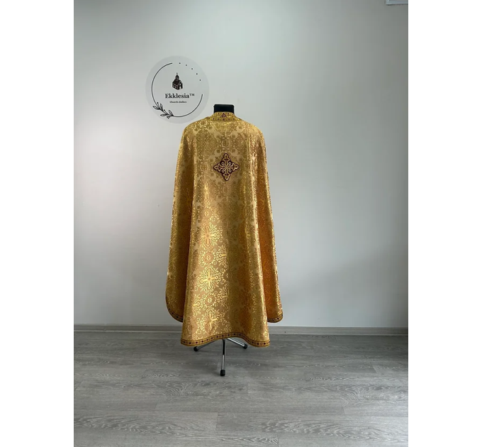 Greek style vestment in brocade - Priest liturgical vestment for orthodox prie