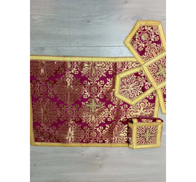 Greek style vestment in brocade - Priest liturgical vestment for orthodox prie