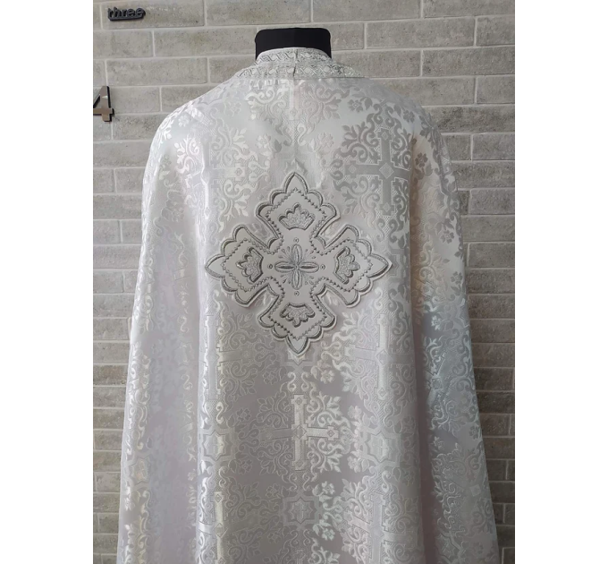 Greek style vestment in brocade - Priest liturgical vestment for orthodox prie