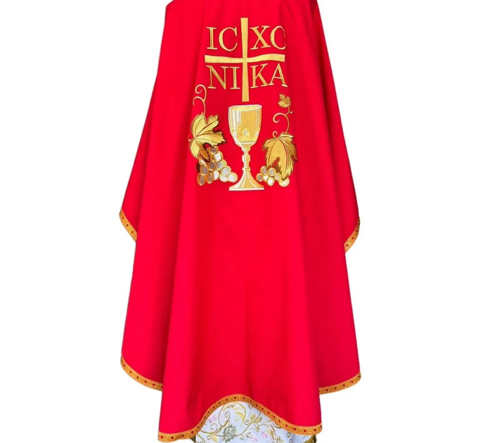 Orthodox embroidered priests's vestment - Priest robe - Liturgical vestment set