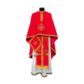 Orthodox embroidered priests's vestment - Priest robe - Liturgical vestment set
