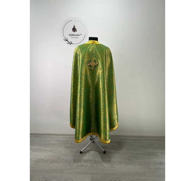 Priest vestment in church brocade - Liturgical clothes for priest - Phelonion