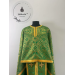 Priest vestment in green church brocade - Liturgical clothes for priest - Phelon