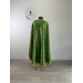 Priest vestment in green church brocade - Liturgical clothes for priest - Phelon