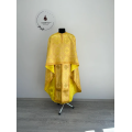 Yellow Greek-style liturgical vestment made of brocade - Priest vestments