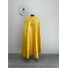 Yellow Greek-style liturgical vestment made of brocade - Priest vestments