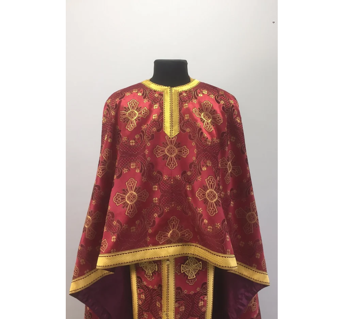 Priest vestment in rich church brocade - Liturgical clothes for orthodox priest