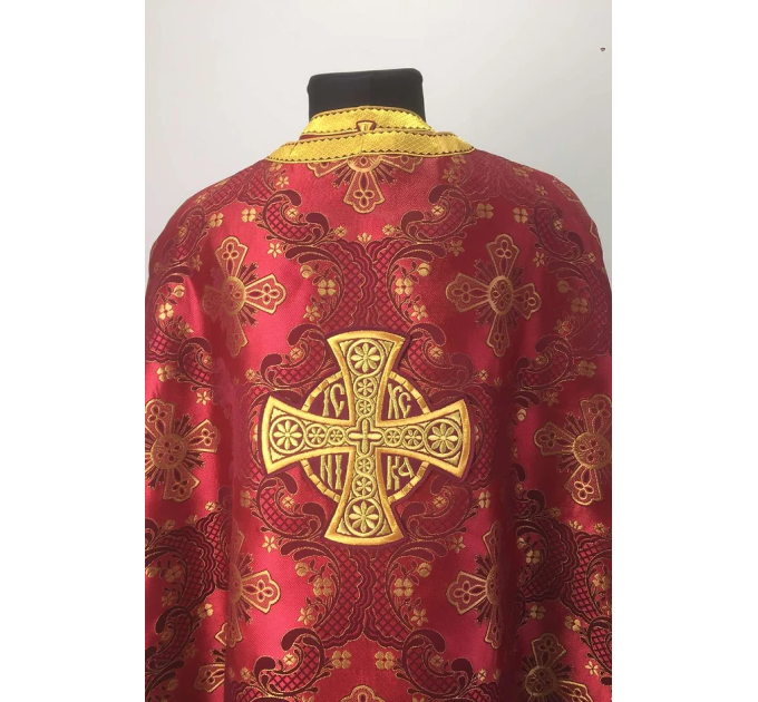 Priest vestment in rich church brocade - Liturgical clothes for orthodox priest