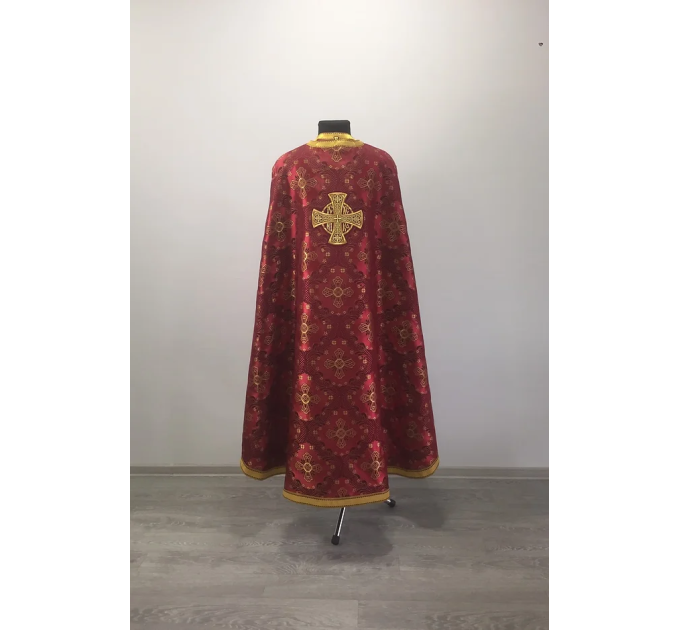 Priest vestment in rich church brocade - Liturgical clothes for orthodox priest
