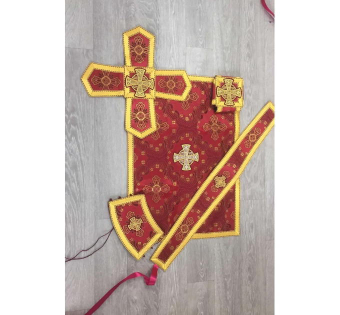 Priest vestment in rich church brocade - Liturgical clothes for orthodox priest