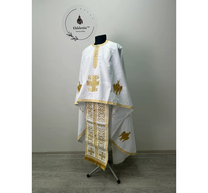 Greek vestment - Priest robe - Orthodox clothes - Clergy costume - Canonicals
