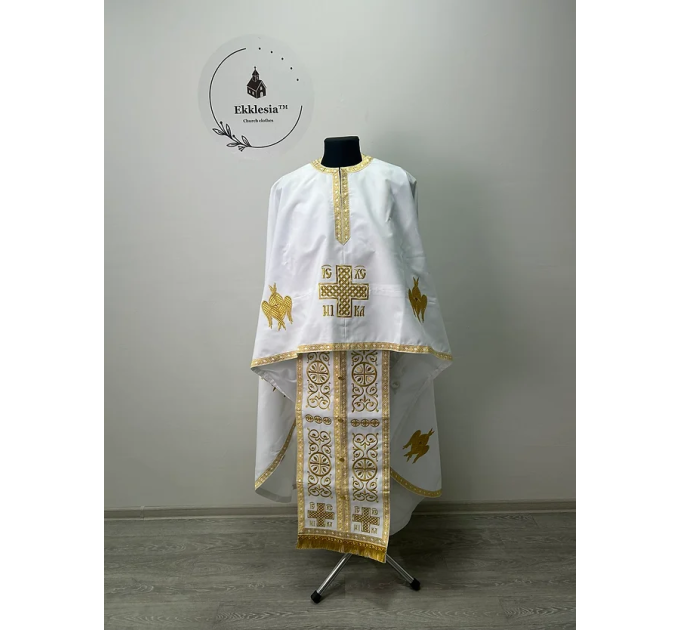 Greek vestment - Priest robe - Orthodox clothes - Clergy costume - Canonicals