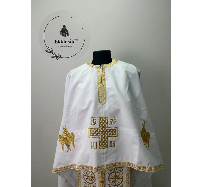 Greek vestment - Priest robe - Orthodox clothes - Clergy costume - Canonicals