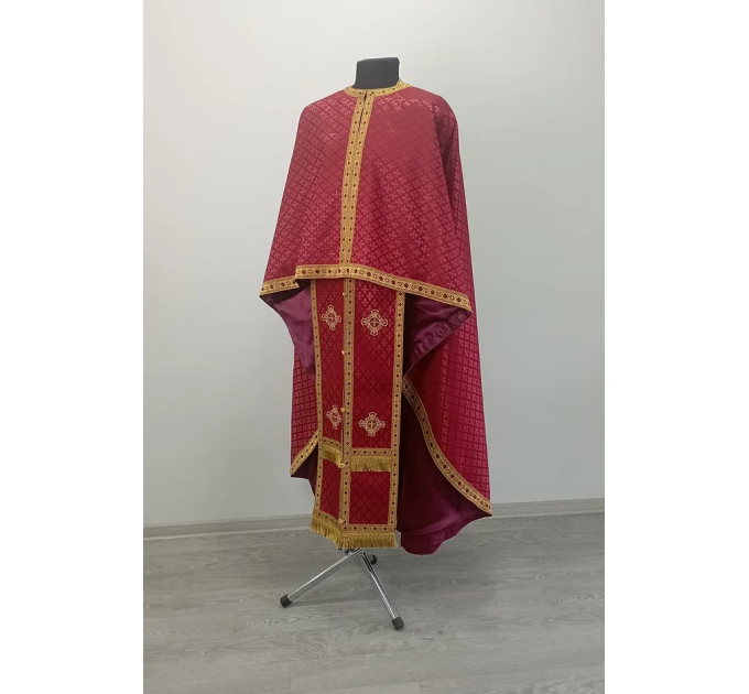 Orhodox priest vestment - Vestment in Greek style - Liturgical vestment set