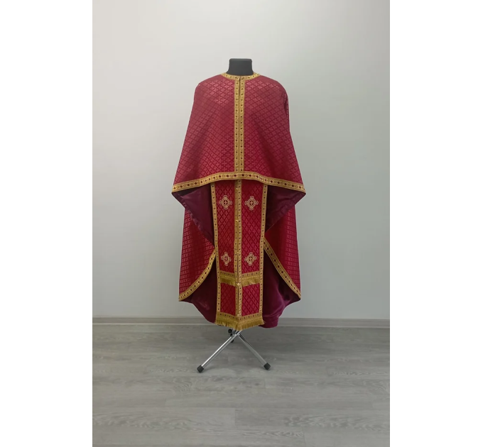 Orhodox priest vestment - Vestment in Greek style - Liturgical vestment set