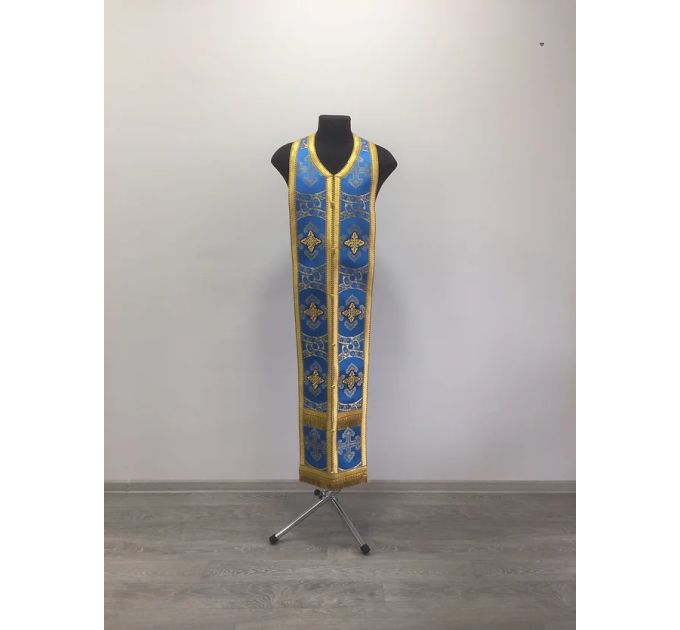 Greek style liturgical vestment made of brocade - Priest vestment - Church cloth