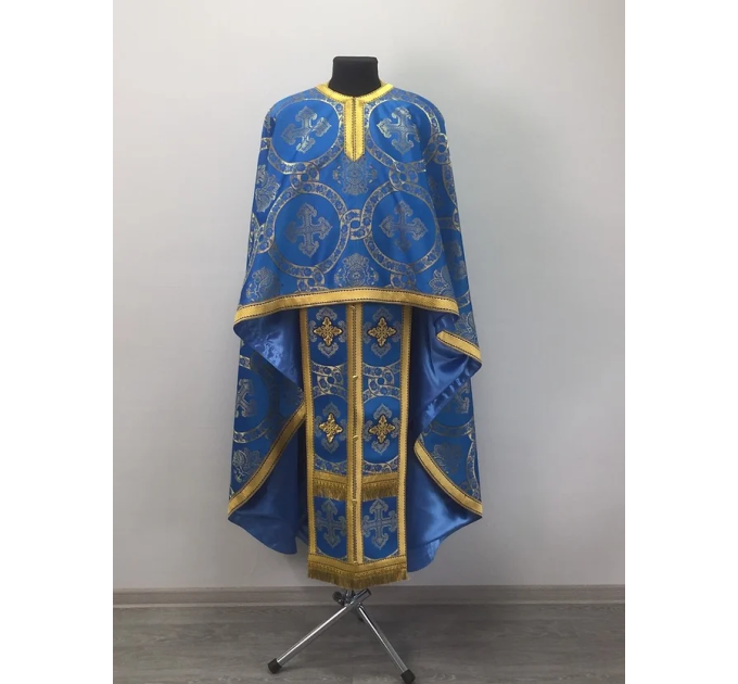 Greek style liturgical vestment made of brocade - Priest vestment - Church cloth