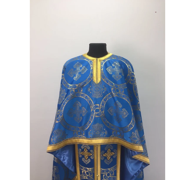 Greek style liturgical vestment made of brocade - Priest vestment - Church cloth